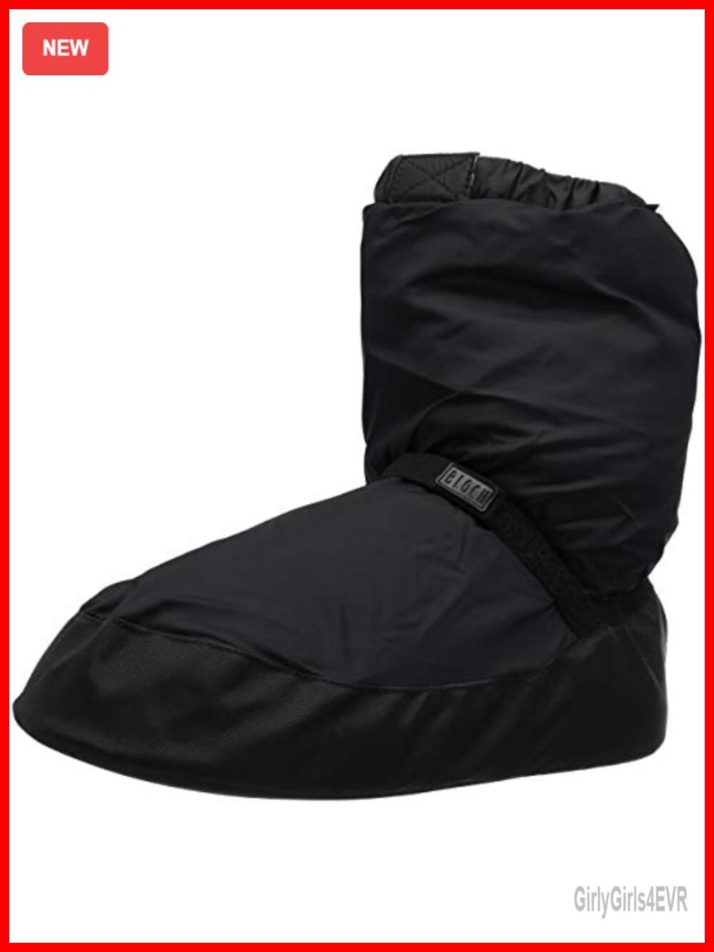 Warm Up Dance Booties Lightweight Ballet Slippers PVC Sole